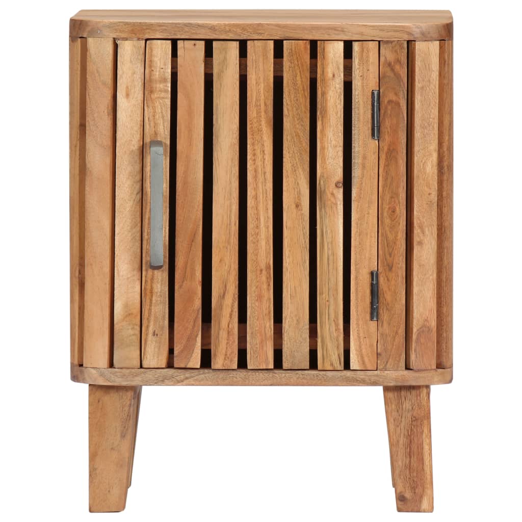 Table de chevet 40 x 30 x 50 cm Bois d'acacia massif