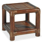 Table de chevet 40 x 40 x 40 cm Bambou Marron foncé