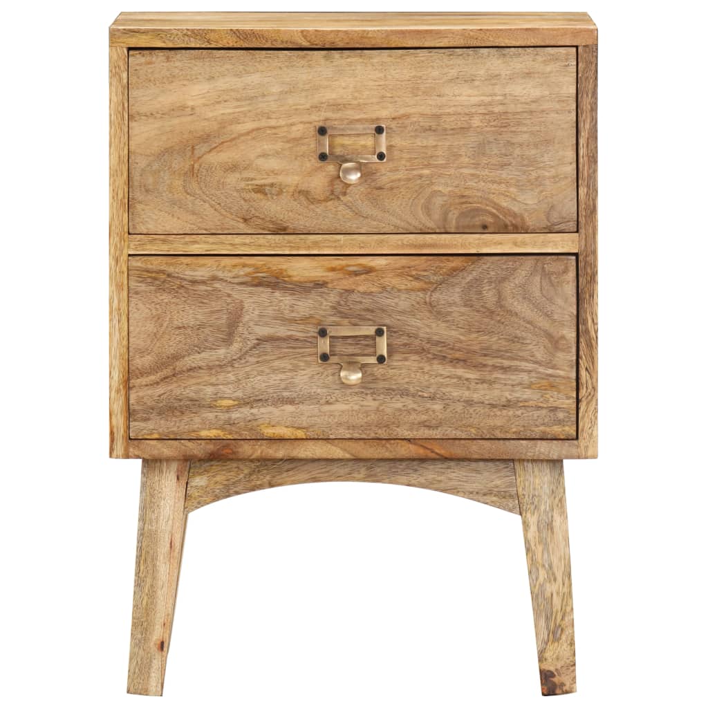 Table de chevet 40x35x55 cm Bois de manguier solide