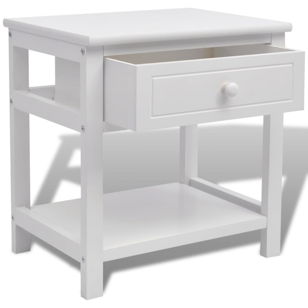 Table de chevet Bois Blanc