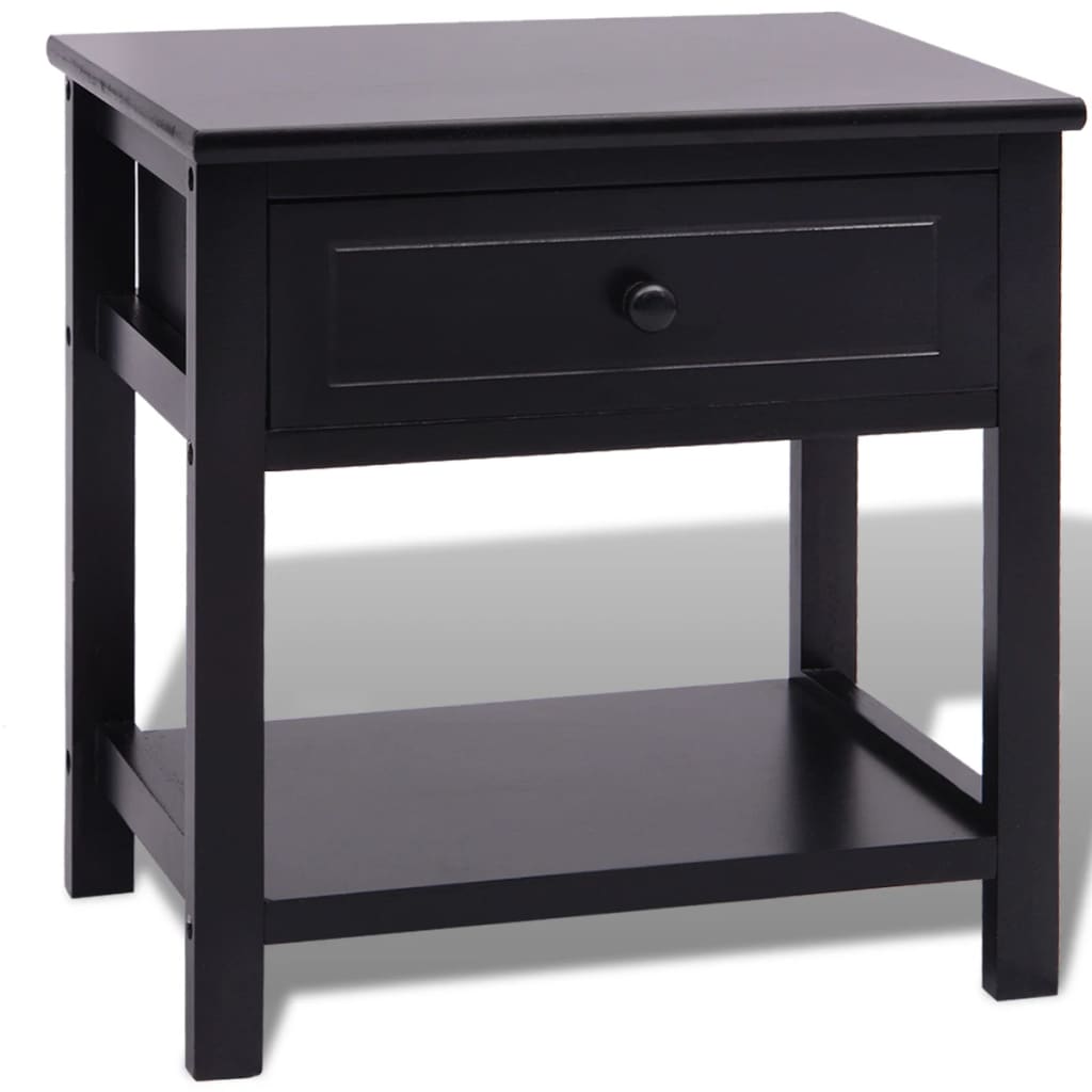 Table de chevet Bois Noir