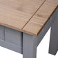 Table de chevet Gris 50,5x50,5x52,5 cm Pin Gamme Panama