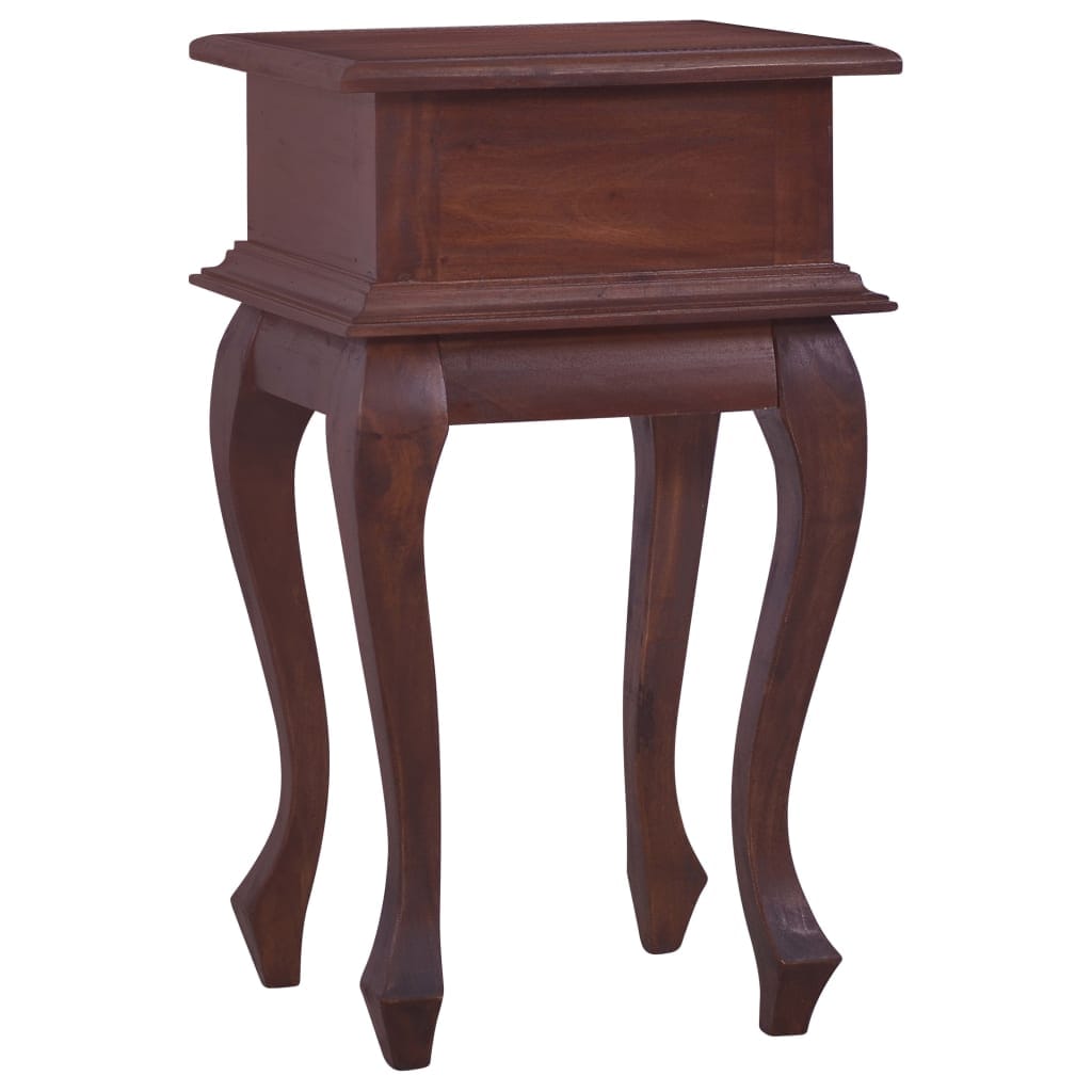 Table de chevet Marron classique 35x30x60 cm Bois d'acajou