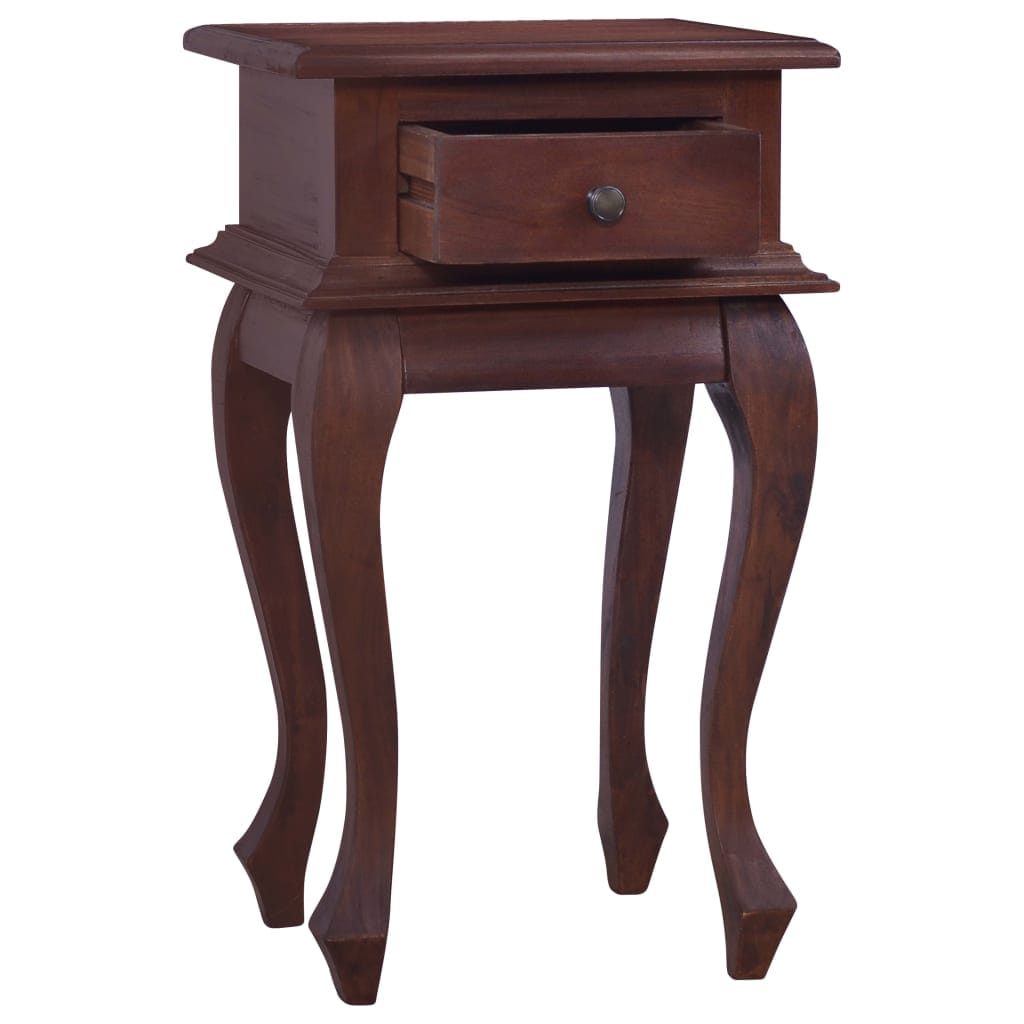 Table de chevet Marron classique 35x30x60 cm Bois d'acajou