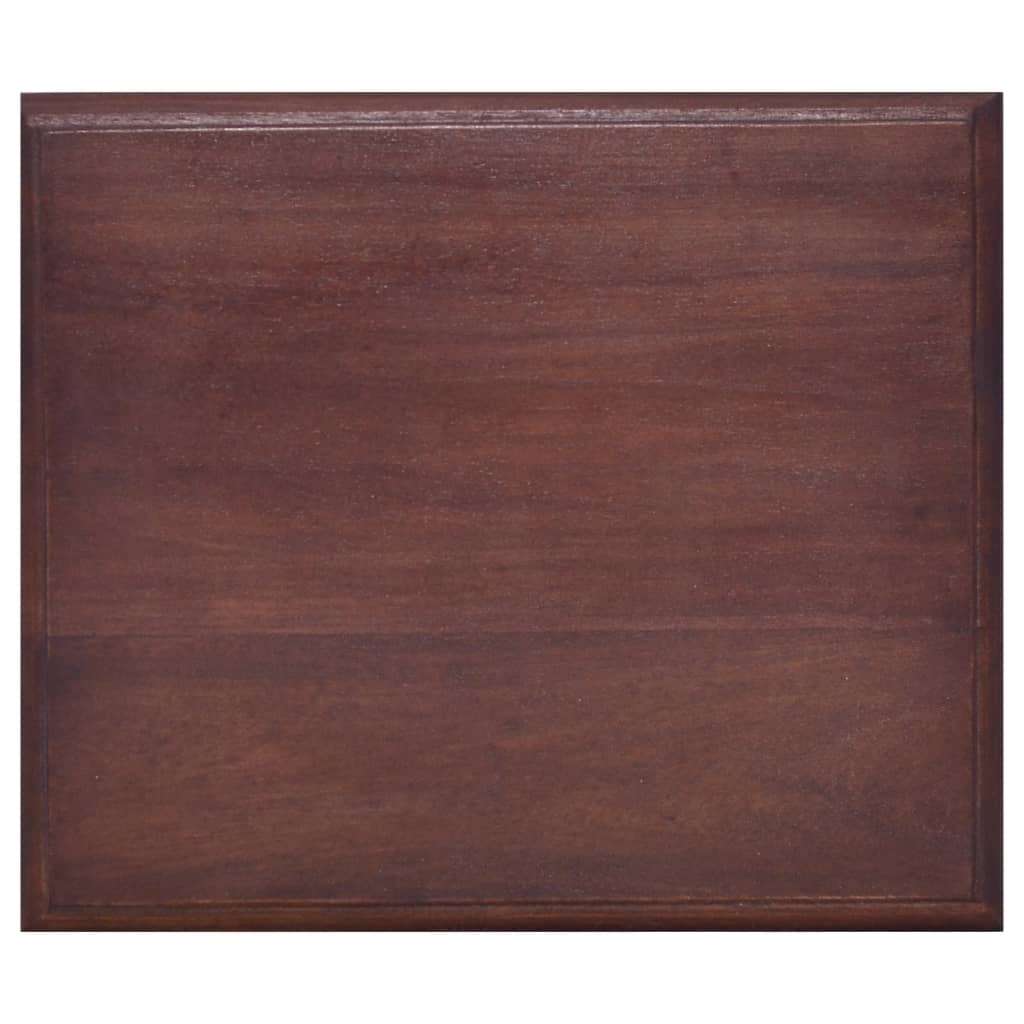 Table de chevet Marron classique 35x30x60 cm Bois d'acajou