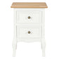 Tables de chevet 2 pcs blanc 35x30x49 cm MDF