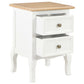 Tables de chevet 2 pcs blanc 35x30x49 cm MDF