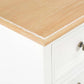 Tables de chevet 2 pcs blanc 35x30x49 cm MDF