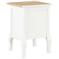 Tables de chevet 2 pcs blanc 35x30x49 cm MDF