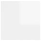 Tables de chevet 2 pcs Blanc brillant 30,5x30x30 cm