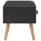 Tables de chevet 2 pcs Noir 40x35x40 cm Similicuir